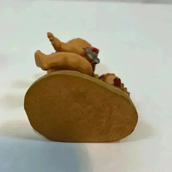 Vintage‎ Anri Ferrandiz Nature Girl Bunny Flower Wood Figurine Italy Collectible - Picture 7 of 9